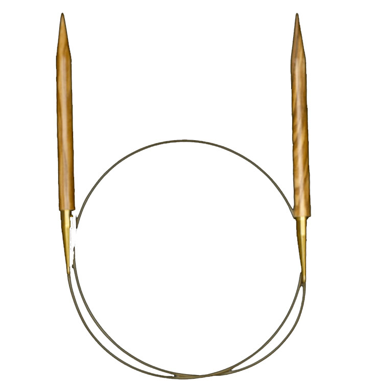 Addi Click Wechselspitze Olivenholz 3,75 Mm – Für Rundstricknadeln, Angenehmes Strickgefühl